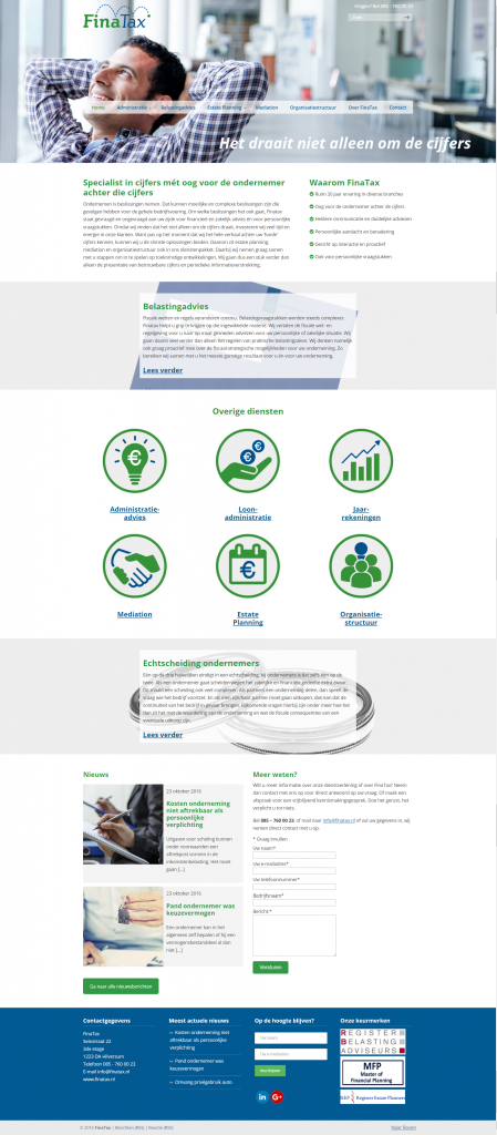 Webdesign/website laten maken FinaTax