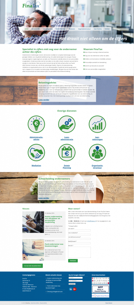 Webdesign/website laten maken FinaTax